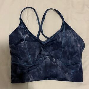 Gymshark Navy Tie-Dye Sports Bra